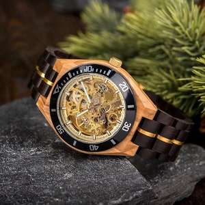 wood watch for men