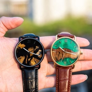 handcrafted resin watches