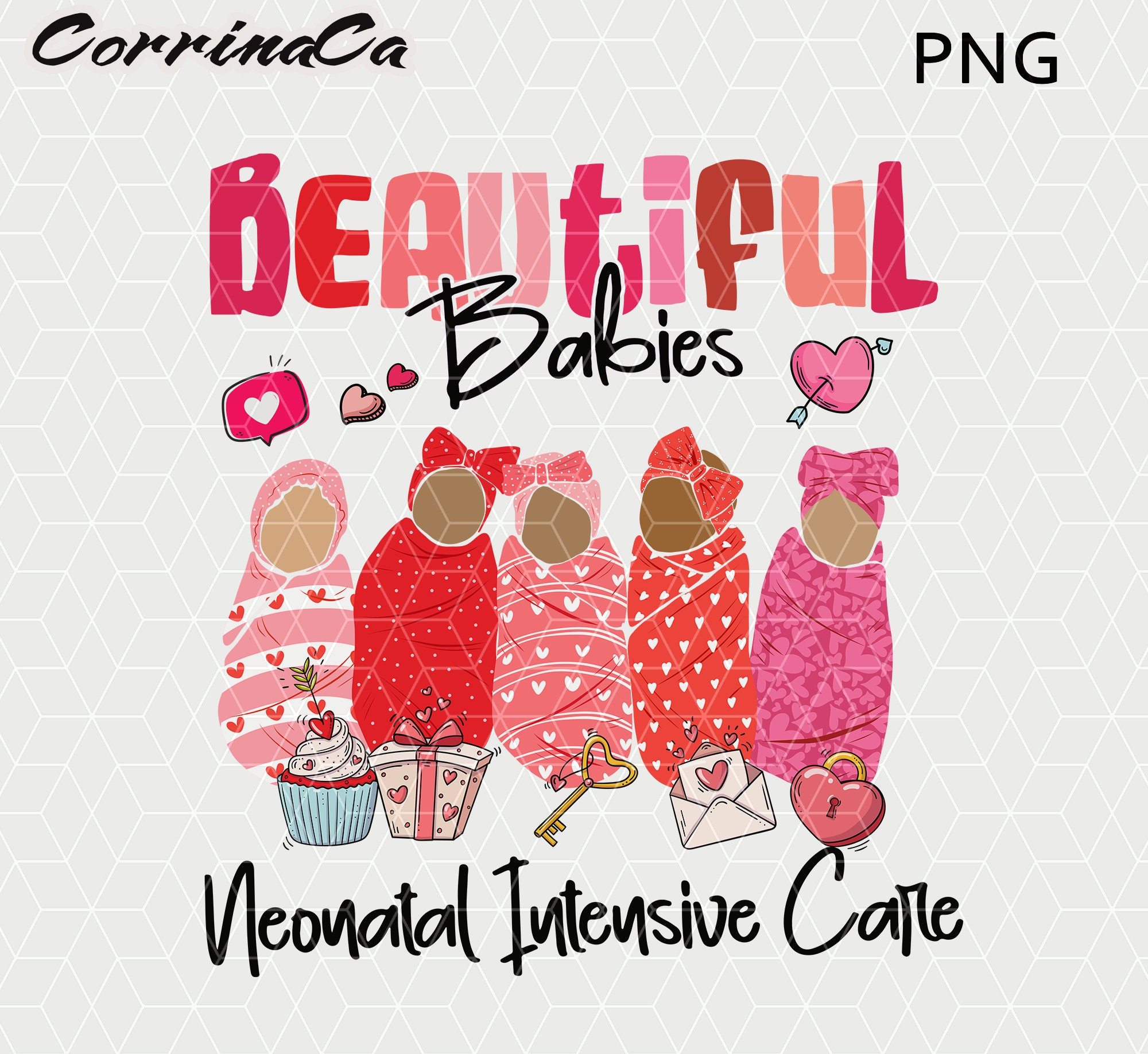 NICU Nurse Valentines Day Png, Neonatal Intensive Care Unit Nurse ...