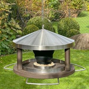 LicusDesign stainless steel bird house for hanging weatherproof! Bird feeder hanging bird feeder bird feeder bird house