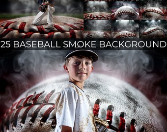 25 Baseball Background, Baseball Backdrop, Sport Poster,Baseball Poster, Smoke Background,Sport Banner, High-Resolution 4K Download