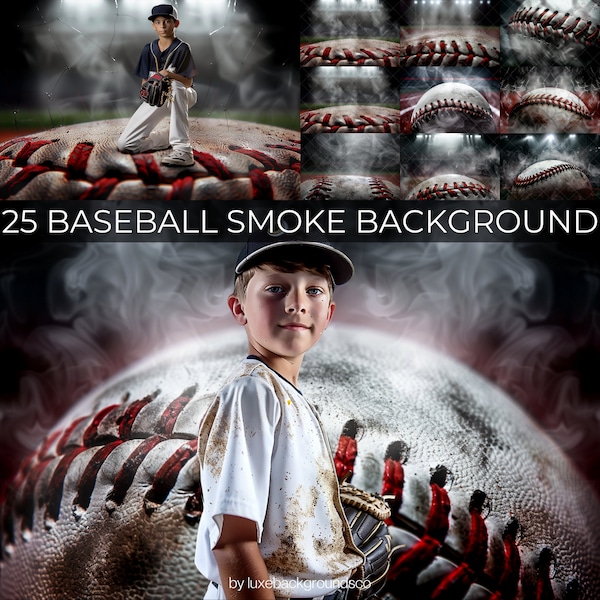 25 Baseball Background, Baseball Backdrop, Sport Poster,Baseball Poster, Smoke Background,Sport Banner, High-Resolution 4K Download