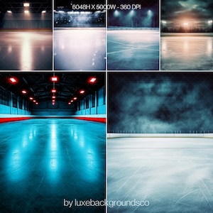 70 fundos épicos de hóquei, pista de gelo com sobreposições de fumaça e neblina, pôster de formatura, fotografia esportiva, modelos do Photoshop, plano de fundo para retrato esportivo imagem 3