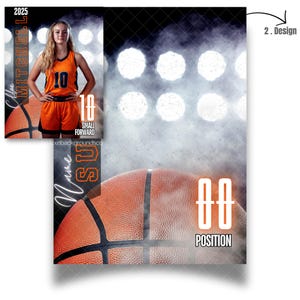 May include: A basketball player in a black and orange uniform with the number 10 on the front and back. The player is standing on a basketball court with a basketball in the background. The text "2025" and "MITCHELL" are on the left side of the image. The text "SMALL FORWARD" is below the player's number. The text "Name" is on the left side of the image. The text "00 POSITION" is on the right side of the image.