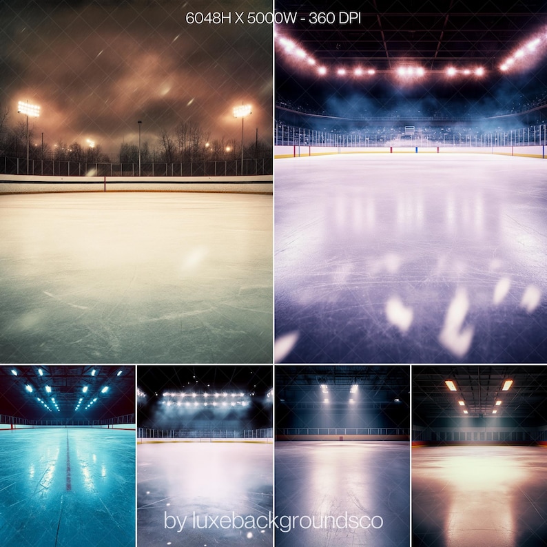 70 fundos épicos de hóquei, pista de gelo com sobreposições de fumaça e neblina, pôster de formatura, fotografia esportiva, modelos do Photoshop, plano de fundo para retrato esportivo imagem 2