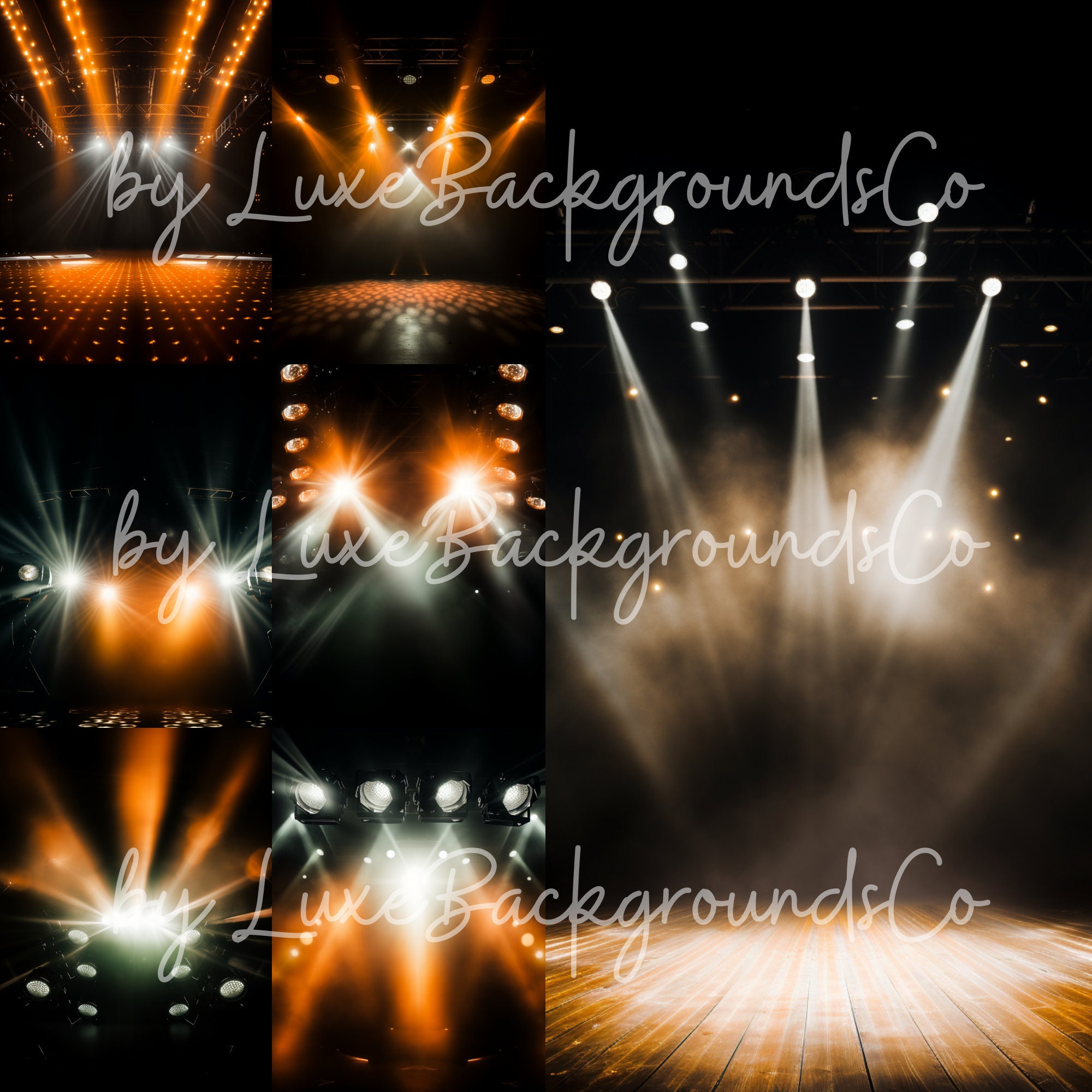120 STAGE LIGHT Backdrop,white,blue,red,yellow,green,orange,purple ...