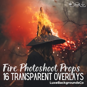 16 Transparent Fire Overlay, Flame Overlay, Fire Overlay, Fire Effect, Fire Background,Fire PNG,Red Fire Digital Background,Fiery Background