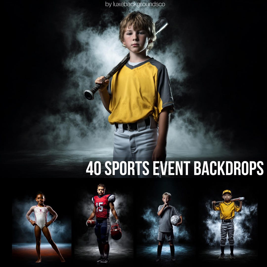 Sports Event Smoke & Fog Backdrop: Basketball, Football, Soccer ...