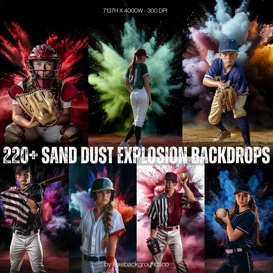 220+ Sand Dust Explosion Dirt Field Backdrops, Sport Background for ...