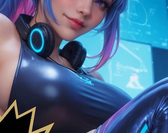 LG -  PROXY Anime Waifu for Decks , Custom Art Proxies