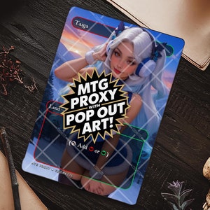 T - MTG Proxy - Alter sem bordas e com arte completa | Papel cartão preto premium e acabamento brilhante | Commander/EDH