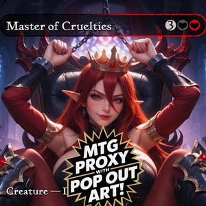 MoC, tarjeta proxy de MTG para Commander Deck TCG, EDH,
