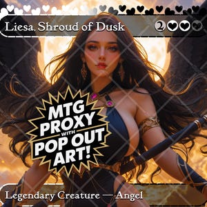 SD - MTG プロキシカード | 統率者 EDH | フルアート版ボーダーレス・オルター | プレミアム・ブラック・コア・カードストック