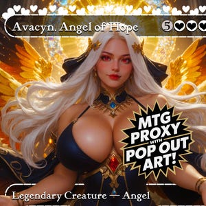 AoH, carta proxy de MTG para Commander Deck TCG, EDH,