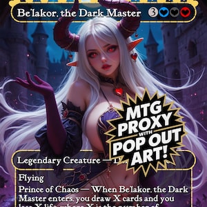 BM - Tarjeta proxy MTG - Arte completo sin bordes, Commander EDH