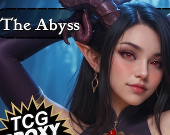 The Abyss - Proxy Anime Waifu for Decks, Custom Art Proxies