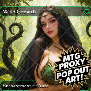 WG - MTG Proxy-Karte | Kommandant EDH | Full-Art Borderless Alter | Premium Schwarzer Kern | Glänzendes Finish