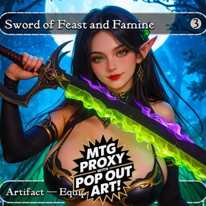 SFF | MTG Proxy | Benutzerdefinierte Karte | Kommandant EDH