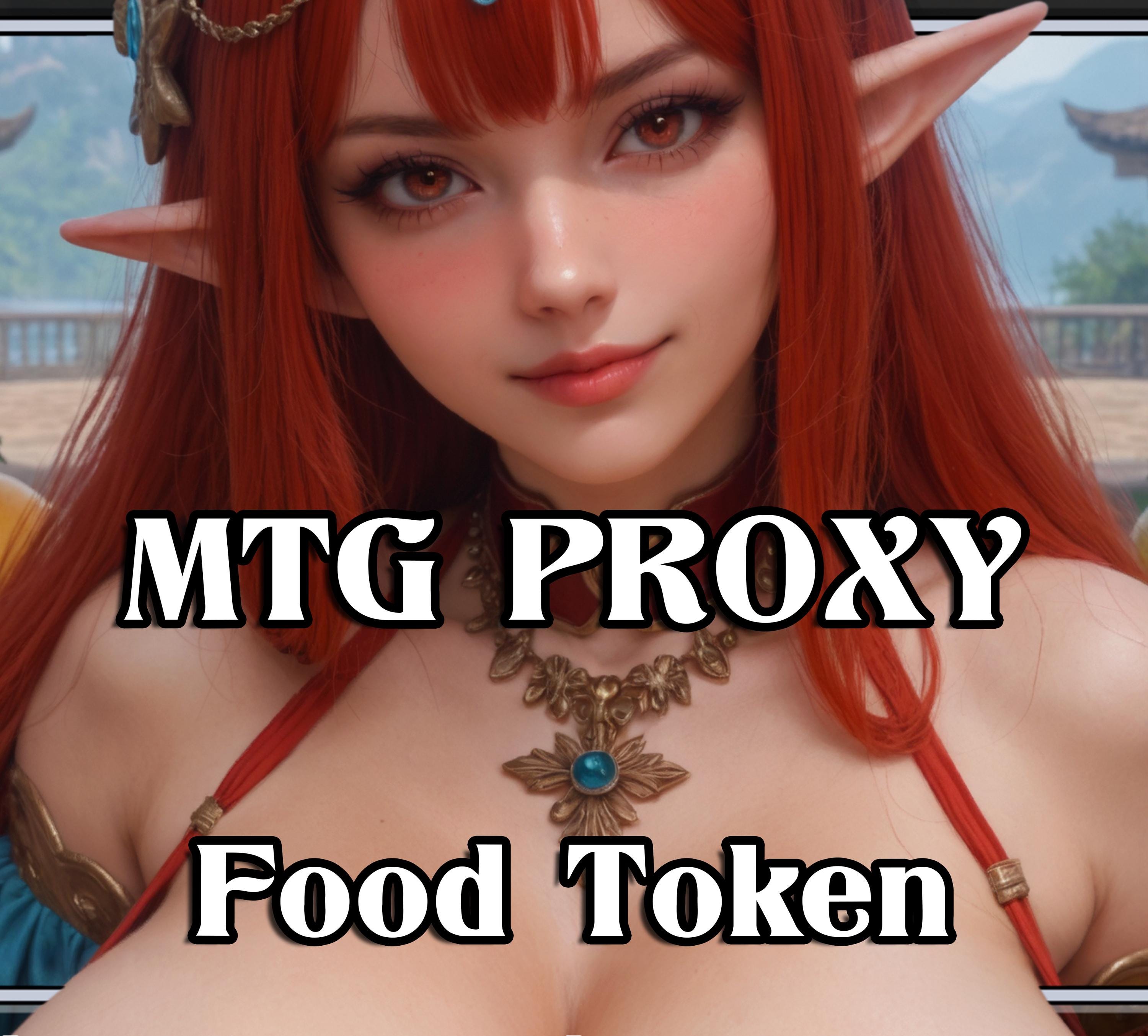 F - MTG Proxy Anime Waifu for Decks, Custom Art Proxies