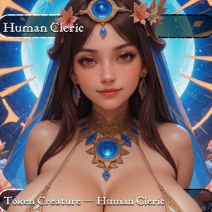 HC - MTG プロキシカード - フルアート版ボーダーレス・オルター | プレミアム・ブラック・コア・カードストック＆光沢仕上げ | 統率者/EDH - トークン・クリーチャー