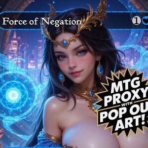 Tarjeta proxy FON MTG - Alter/Comandante/EDH sin bordes y con arte completo