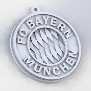 Digital file! - FC Bayern Munich LOGO - keychain - STL file
