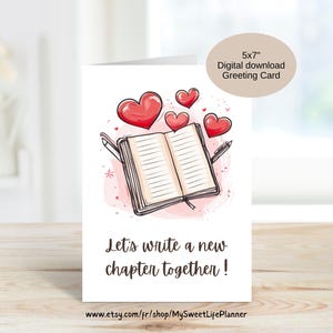 Red hearts Valentine&#39;s Day Card printable,Anniversary Card,Birthday Card,Romantic,Heart Love Card,Digital Printable,Instant download, L52