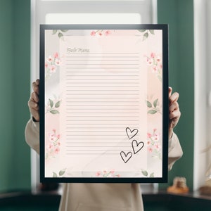 Hello mom | letter | Poster Wall Decor | Homemade