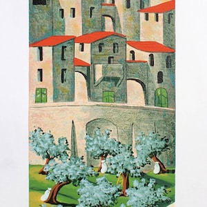 Norberto „Die vollen Säcke“ | Original Siebdruck 50 x 80 cm (Zoll 19,68&quot; x 31,49&quot;)