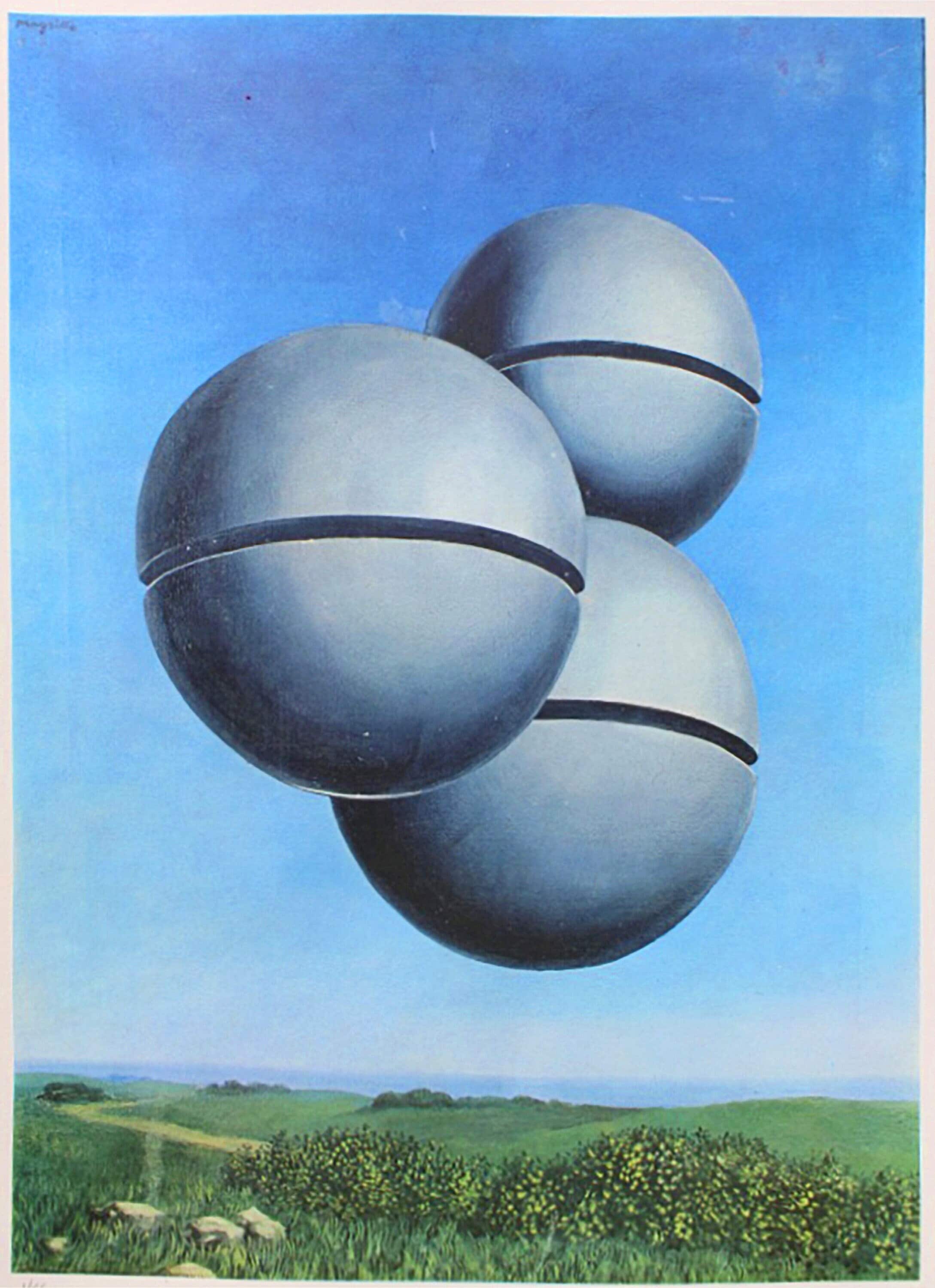 真作保証 リトグラフ 版画 デノエル「マグリットの幻想」 サイン有り /ドノエル サルバドール・ダリ Salvador Dali ◇ ピアノ ◇ リトグラフ ◇ 直筆