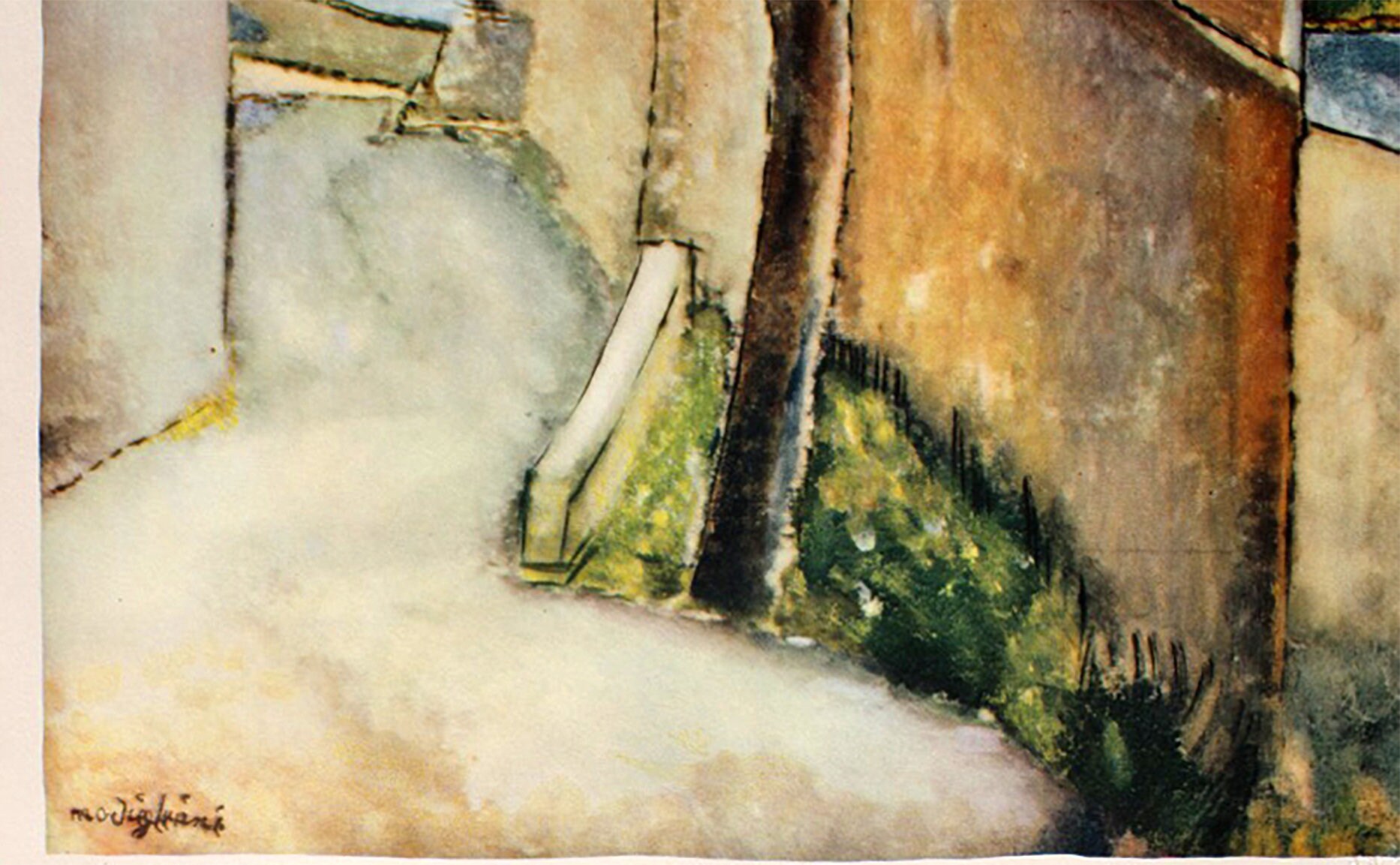 Modigliani Landscape Amedeo Modigliani