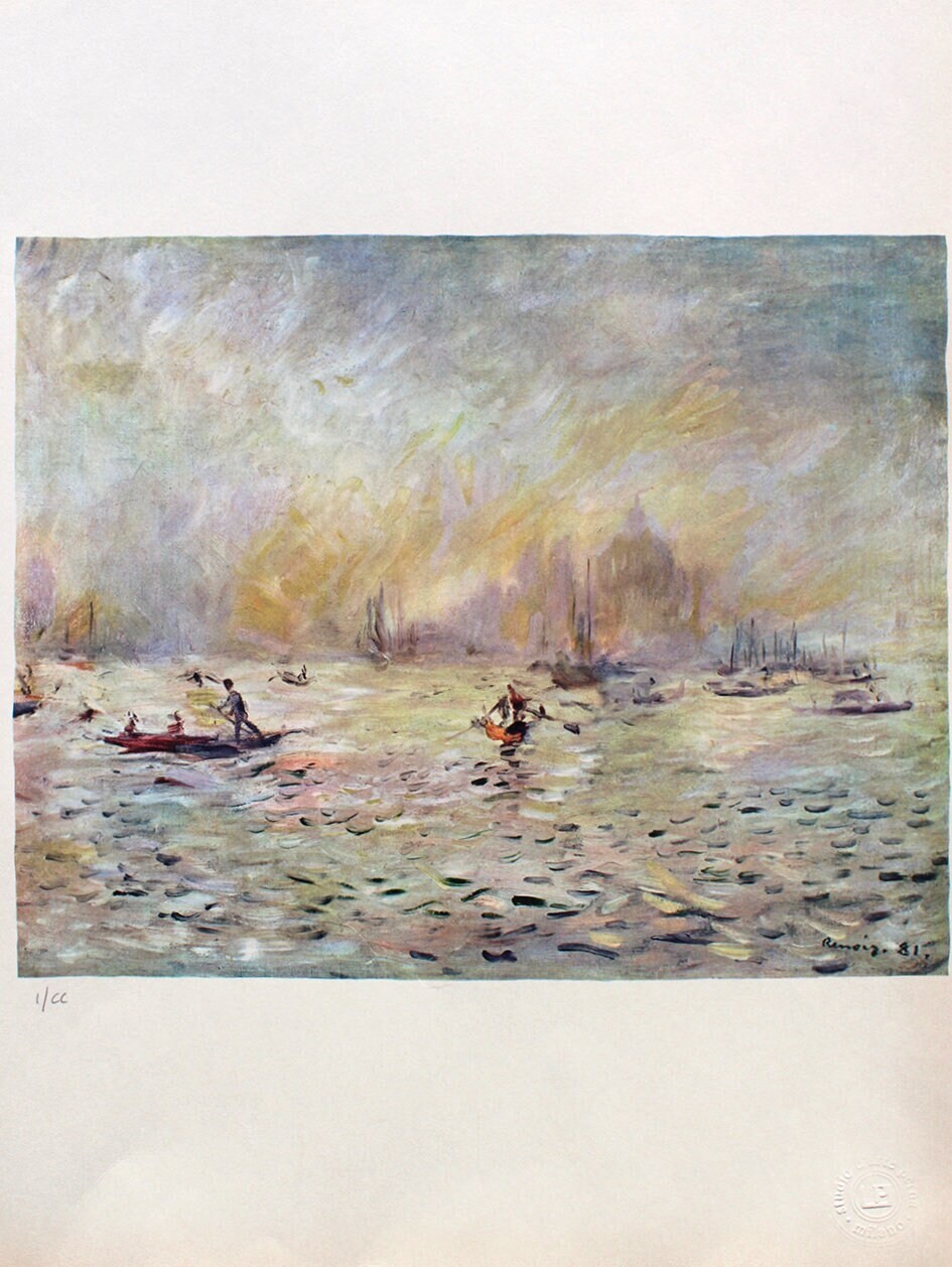 Venice lithograph - Etsy 日本