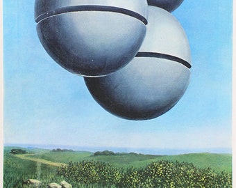 ルネ・マグリット「風の声」リトグラフ ヴィンテージ 70 年代プリント