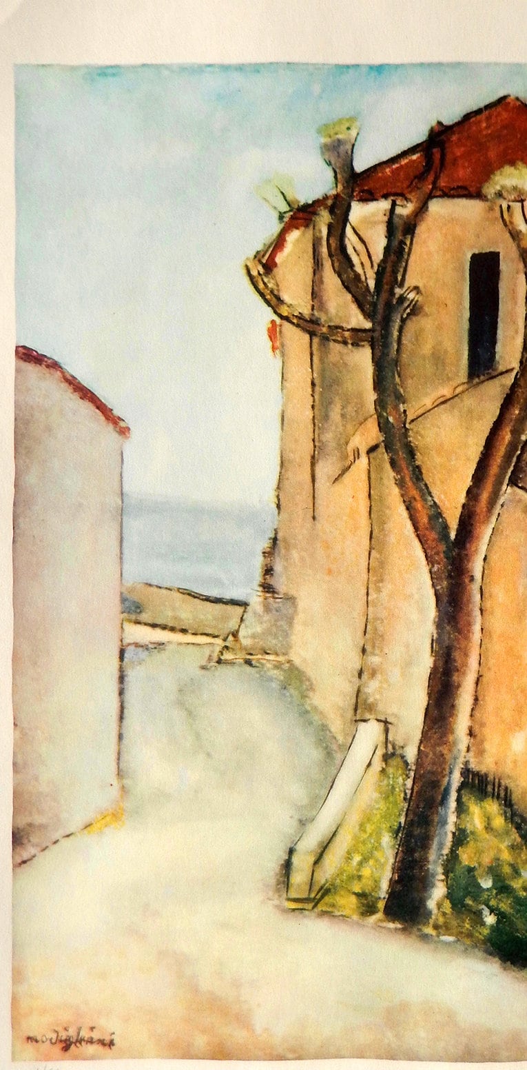 Modigliani Landscape Amedeo Modigliani