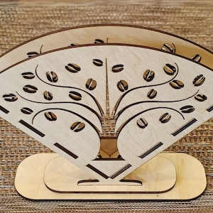 V60 Filter Holder, Laser cut file. New design for 2024
