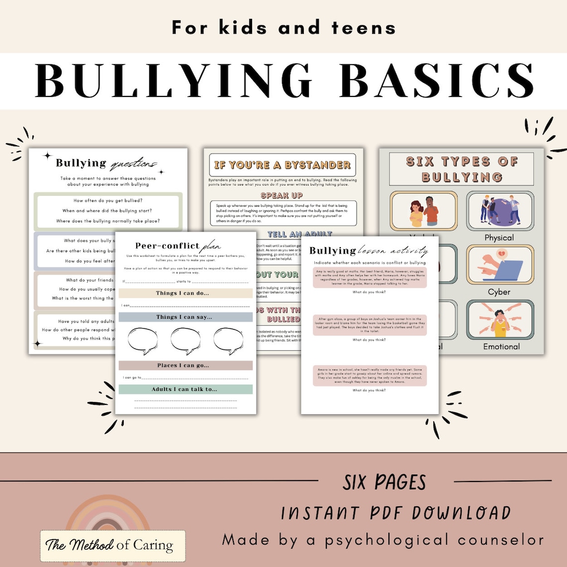 Bullying, Peer-conflict, Bullying Activity, Conflict Plan, Anti-bully ...