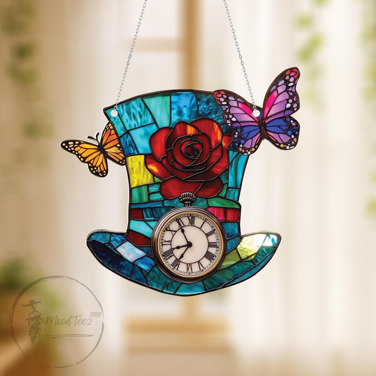 Alice in Wonderland Acrylic Ornament: Tea Party Hat, Mad Hatter