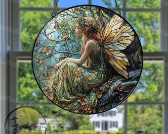 Écureuil D'hiver Décoration Murale En Acrylique Pour Fenêtre, Animal De La Forêt, Attrape-soleil En Faux Vitrail, Décoration De Forêt Confortable Pour Les Vacances, Cadeau D'hiver