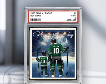 Personalisierte Hockey Dad Acrylblock Plakette, Vatertagsgeschenk