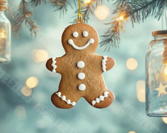 Gingerbread Christmas Ornament 2024, Gingerbread Resin Family Ornament, Gingerbread Cookie Christmas, Gingerbread Xmas Gift, Christmas Decor