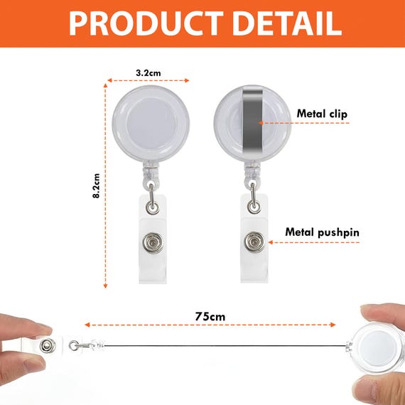 thumbnail image 2 of "My Job Is All Rainbows And Butterflies" Retractable Badge Reel - 24 Inch Cord With Alligator Clip 2 of 10