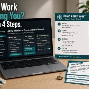 ADHD Freelance Emergency Dashboard (Triage Your Work and find the next action under 30 minutes)
