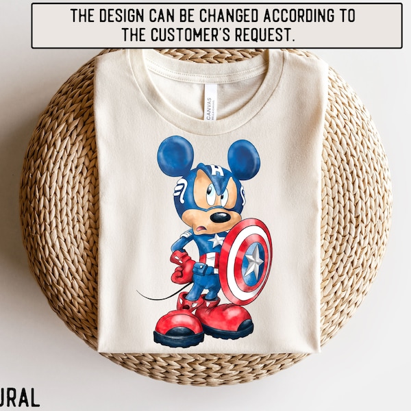 Avengers Mickey Shirt, Superhero Mickey Shirt, Captain America Mickey Shirt, Superhero Mickey Tee, Captain Mickey Shirt