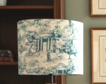 Abajur oval de 30 cm de diâmetro