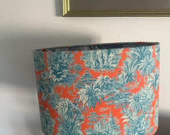 Abajur oval de 30 cm de diâmetro unico