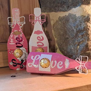 Ferrero Rocher Tischdekoration, Lindt, Champagne Love.   3d, svg, pdf, ai, bmp, dxf, studio3.  . Sofortiger Download.