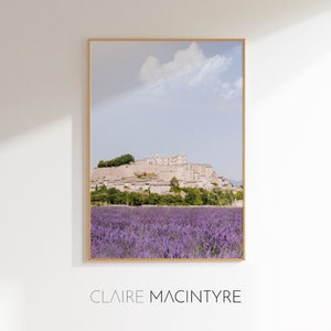 Provence Fine Art Travel Photography Print, French wall art, Iconic Provence - View of Grignan Village, French Home Decor