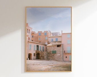 Saint Tropez Photography Print, French Coastal Wall Art