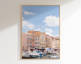 Saint Tropez Photography Print, French Riviera Wall Art