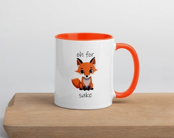 fox mug fox lover mug for fox lover fox mug for fox lover oh for fox sake